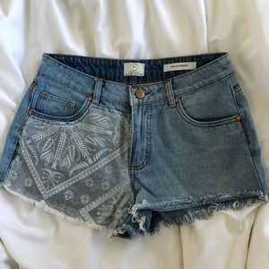 Cotton On Mid Rise Denim Short